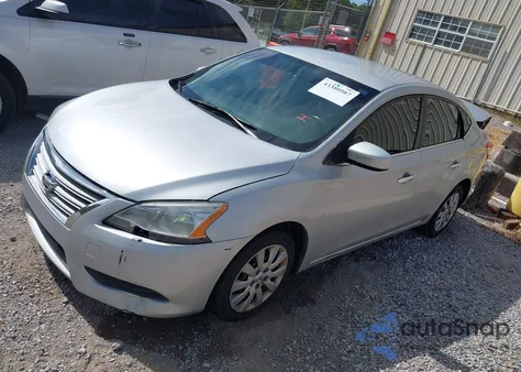 2015 Nissan Sentra Fe+ S/S/Sl/Sr/Sv from USA, damaged, VIN 3N1AB7APXFL652335